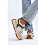 Boto Women's Beige-Green Sports Sneakers Ralita | shoptok.hr
