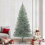 vidaXL Umjetno božično drevo s snežno obloženimi vejicami in LED lučko | Shoptok.si