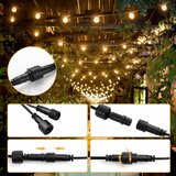  LED spoljni dekorativni niz 25xE12/1W/230V 17,5 m IP65 crna | Eponuda.com