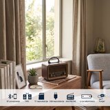  Prenosni retro Bluetooth radio 8069BT/B | Eponuda.com