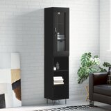  The Living Store Visoka omara črna 34,5x34x180 cm inženirski les - Visoka Omara, (21454709) Cene