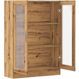 vidaXL Knjižna omara artisan hrast 82,5x30,5x115 cm inženirski les | Shoptok.si