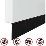 vidaXL Držač četke za vrata 2 pcs Smeđa 100 cm Aluminijski legura | shoptok.hr