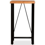 In 3-dijelni barski set od masivnog bagremovog i obnovljenog drva | shoptok.hr