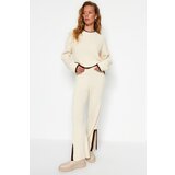Trendyol Stone Roving Color Block Knitwear Top-Upper Set Cene
