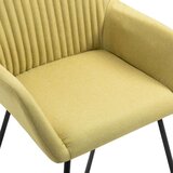  Jedilni stoli 4 kosi zeleno blago | Shoptok.si
