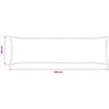 Presvlaka za jastuk 2 kom. HOUTEN Žuta 40 x 145 cm Kord | shoptok.hr