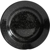 Sagaform Doris emajliran krožnik - Black | Shoptok.si
