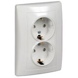  SEDNA Utičnica dvostr. 16A 250V zašt., bijela | Eponuda.ba