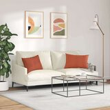 vidaXL Blazine za kavč 2 pcs Rdeče oranžna 60 x 40 cm Žametna tkanina | Shoptok.si