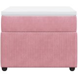 Box spring krevet s madracem ružičasti 90x190 cm baršunasti | shoptok.hr