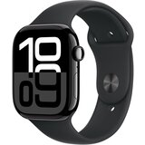 Apple watch series 10 gps + cellular 46mm jet black aluminium case with black sport band - s/m" Cijene
