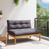  Srednji Sofe Jedinica Prirodna i tamno siva 120 x 80 x 82 cm | shoptok.hr