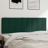 Jastuk za uzglavlje Hanko tamnozeleni 160 cm baršunasti | shoptok.hr
