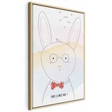  Slika - Greetings from Rabbit (1 Part) Vertical 40x60 U prirodnom drvenom okviru | shoptok.hr