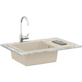  Umivalnica Bež 780 x 500 mm 80% Kvarc in 20% Smola - - Bež - 18.45 - 780 x 500 mm - 2025-vidaXL-Uvoz_2 | Shoptok.si