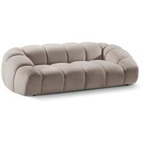 Micadoni Home Bež žametna sedežna garnitura 254 cm Diana – | Shoptok.si