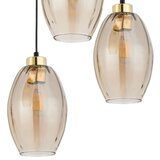  Luster na sajli SEBO 3xE27/15W/230V crna/dimljeno bež | Eponuda.com