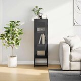  Visoka omara - Komoda - Predalnik črna 36x39x123 cm hladno valjano jeklo, (21722227) | Shoptok.si