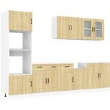  7-dijelni set kuhinjskih ormarića Kalmar konstruiranog drva | shoptok.hr