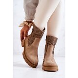 Boto Leather boots Workers Nicole Light brown 2711 | ePonuda.com