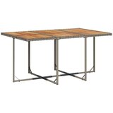  7-dijelni vrtni blagovaonski set sivi od poliratana | shoptok.hr