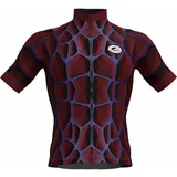 Rosti SPIDER Muški biciklistički dres, boja vina, veličina