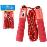 Red Skipping Rope With Counter 275cm Fitness Adjustment | shoptok.hr
