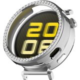 INF zaščitni etui za huawei watch GT5 pro 42 mm z okrasnimi kamenčki silver, (21781490) | Shoptok.si