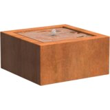 ADEZZ Kvadratna vodna miza iz jekla Corten - 80 x 80 x 40 cm Cene