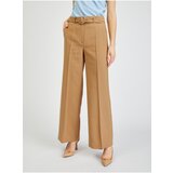 Orsay Brown Women's Wide Pants with Belt - Women | Shoptok.si