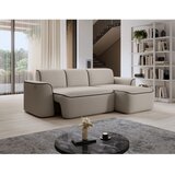 ELTAP Bež kutna garnitura od bouclé tkanine (s desnim kutom/s ležaljkom) Ume – | shoptok.hr