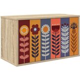 vidaXL TV ormar za montažu na zid ESSEN 69 x 33 x 40 cm Hrast sonoma - Hrast sonoma Uzorak suncokreta | shoptok.hr