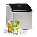 Klarstein Clearcube, ledomat, 13 kg/24 h, nerjaveče jeklo, črna barva Cene