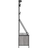  Stalak za odjeću i cipele siva boja hrasta 100 x 41 x 184 cm | shoptok.hr