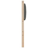  Tapecirani uzglavlje Smeđa 100 cm Čvrsto borovo drvo | shoptok.hr