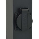  Stupić s utičnicom 50 cm Crna IP44 | Eponuda.com