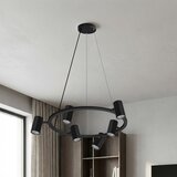 Brilagi LED RGBW prigušiva luster na sajli SELE 6xGU10/6,5W/230V crna | Eponuda.com