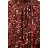 Trendyol Camel Floral Woven Winter Dress | Eponuda.ba