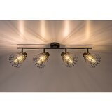 Rabalux plafonska spot lampa Emerencia, 4xE14, Crna | Eponuda.com