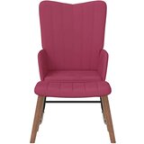 vidaXL stolica za ljuljanje s osloncem za noge boja vina baršunasta | shoptok.hr