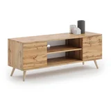 Kobi Furniture TV omarica Focus, skandinavski stil, zlati craft hrast, (20625990)