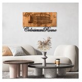 WALLXPERT Zidna dekoracija Koloseum, 58 x 33 cm, Crna | Eponuda.ba