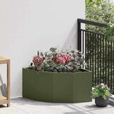  Kutni Sadič Maslinovo zelena 60 x 60 x 35 cm Čelik | shoptok.hr