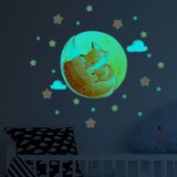 Ambiance Otroška stenska nalepka 30x30 cm Dreamy Fox - Ambiance | Shoptok.si