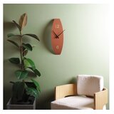 WALLXPERT APS137MWR Dekorativni metalni zidni sat, Bordo | Eponuda.ba
