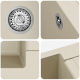  Umivaonik Bež 780 x 500 mm 80% kvarc i 20% smola | Eponuda.ba