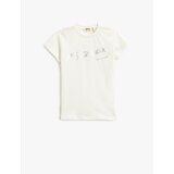 Koton Ataturk's Signature Printed Short Sleeve T-Shirt Crew Neck | Shoptok.si
