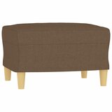  3-dijelni set sofa s jastucima smeđi od tkanine | shoptok.hr