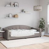  Raztegljiva postelja taupe 90x200 cm blago, (20792311) | Shoptok.si